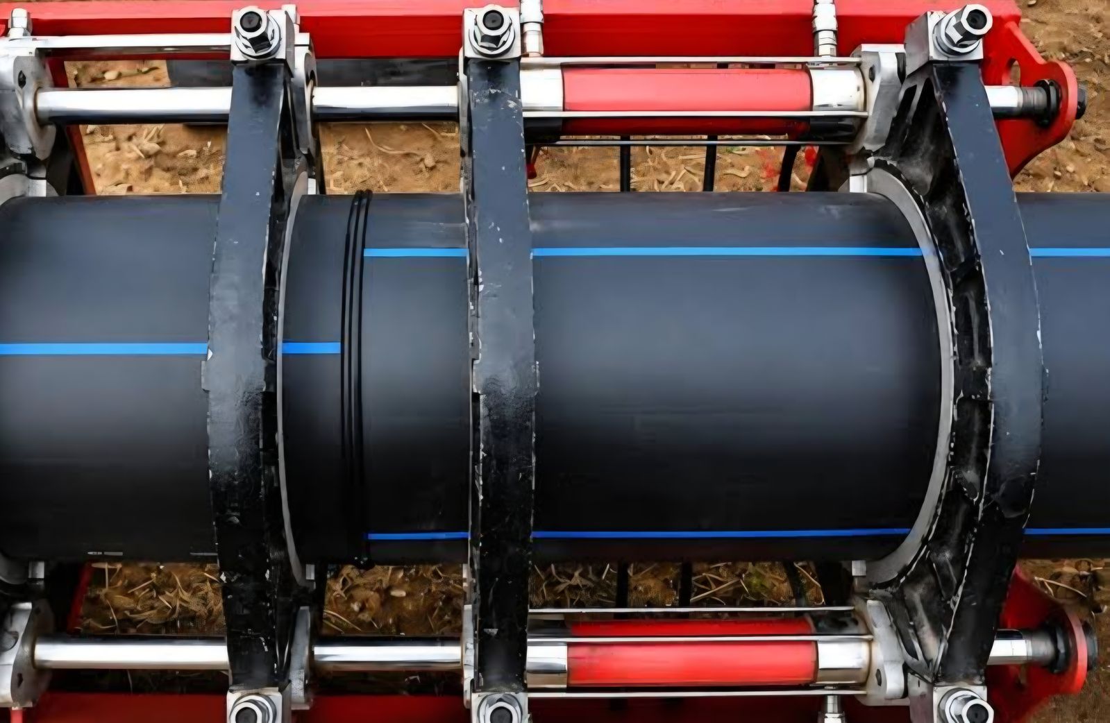 On-site butt fusion welding of HDPE pipe