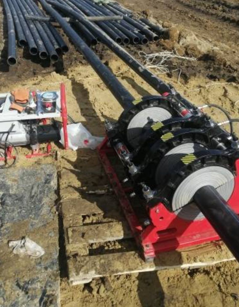 Fabricated HDPE pipe joint